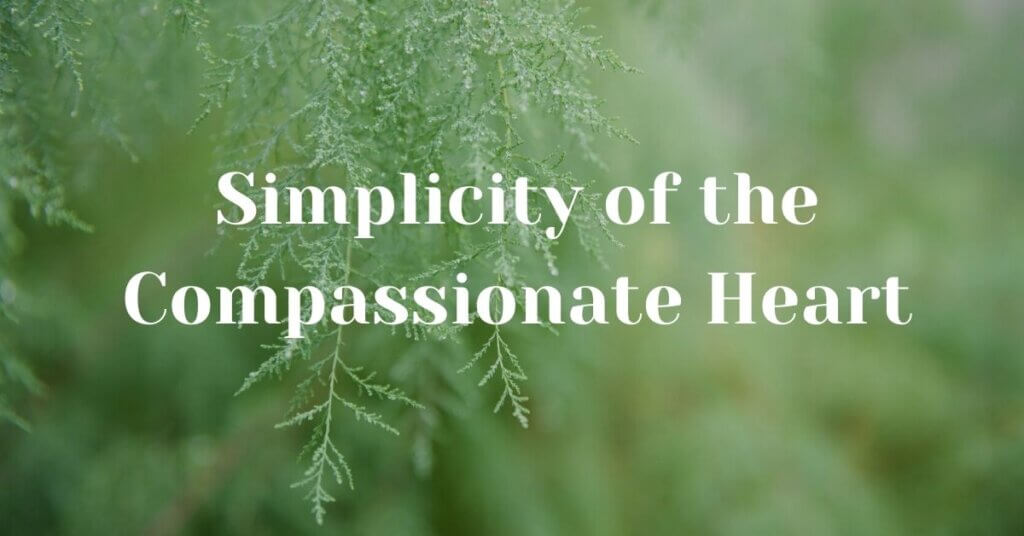 8. Simplicity of the Compassionate Heart