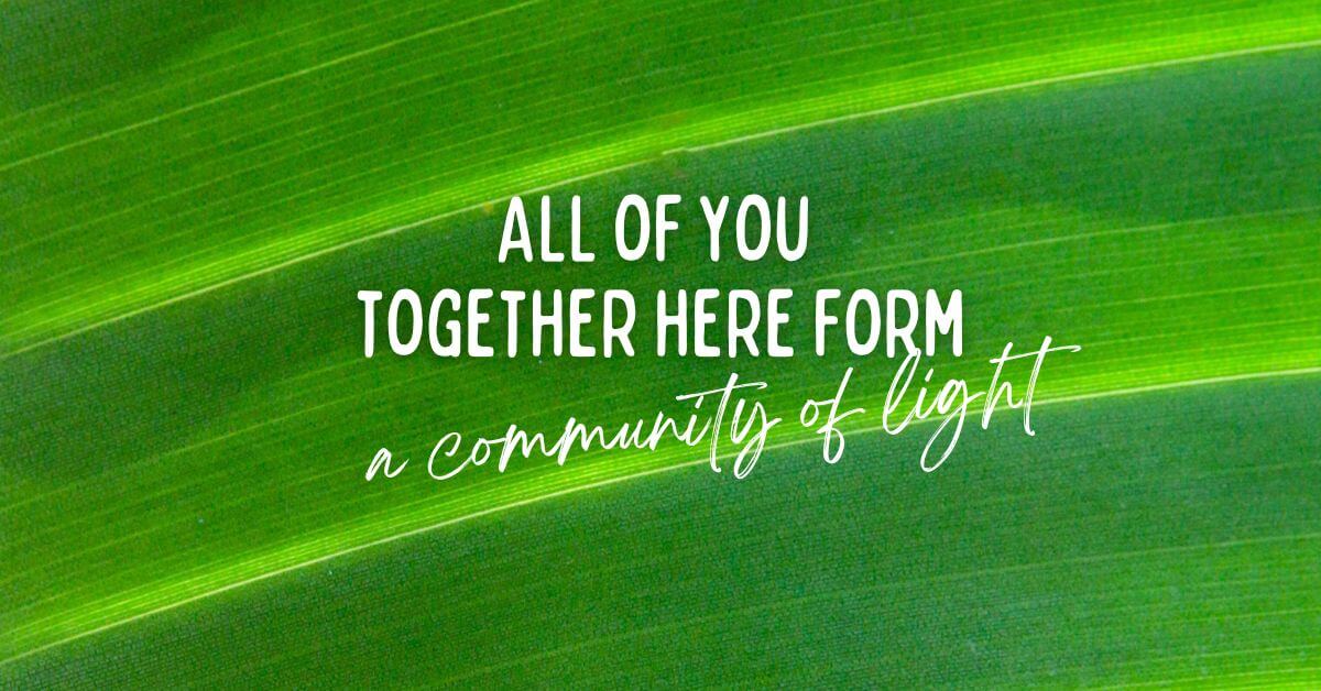 You - Unconditional Love as the Energy of Creation - In Community of ...